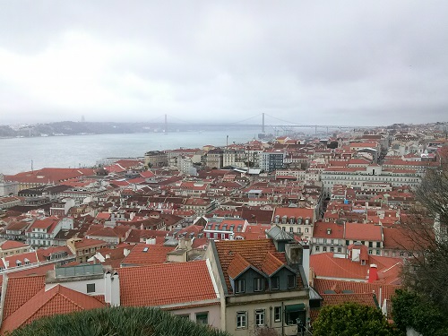 Lisbon, viewed from Castelo de Sao Jorge