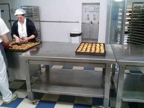 Pastel de Nata production line at Pastéis de Belém