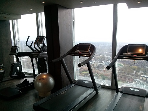 Gym with a view