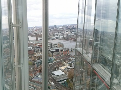 The view from our Superior Shard Room