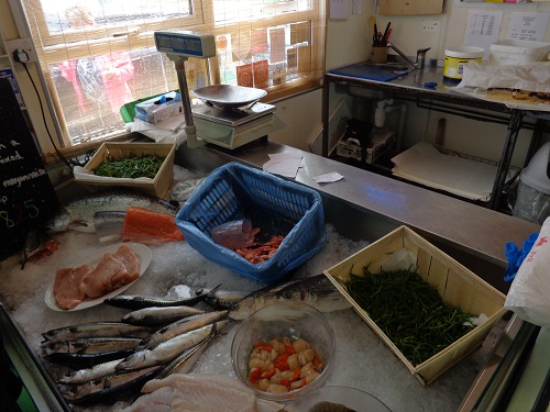 Some of the seafood you can buy at The Company Shed