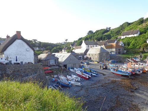 The small fishing village of Cadgwith