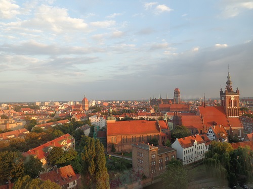 The beautiful old centre of Gdansk.