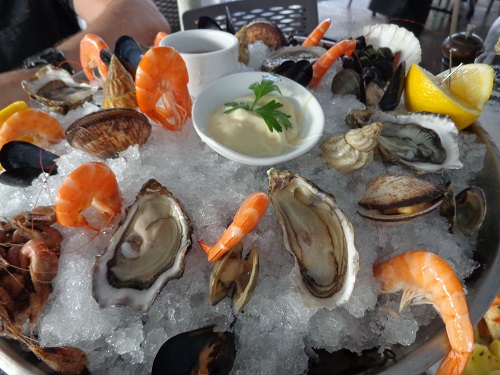 Gosh, how do I say no!? As a seafood lover, you can't really not love the French Riviera for the fresh seafood! (Photo: Amy McPherson)