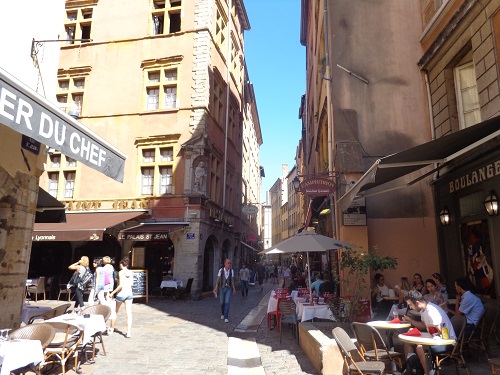 Vieux-Lyon, the old city, is the best place to explore. Plenty of narrow cobbled streets, cafes and restaurants and wonderful architecture! (Photo: Amy McPherson)