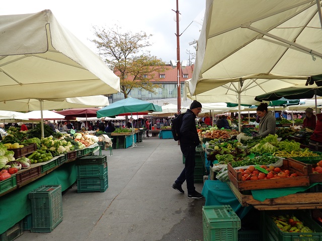 The Central Market in Ljubljana, perfect place for your fresh produce and baked items!