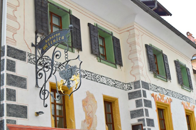 The Old Toll House in Kranj, just one of the beautiful old heritage buildings to see.