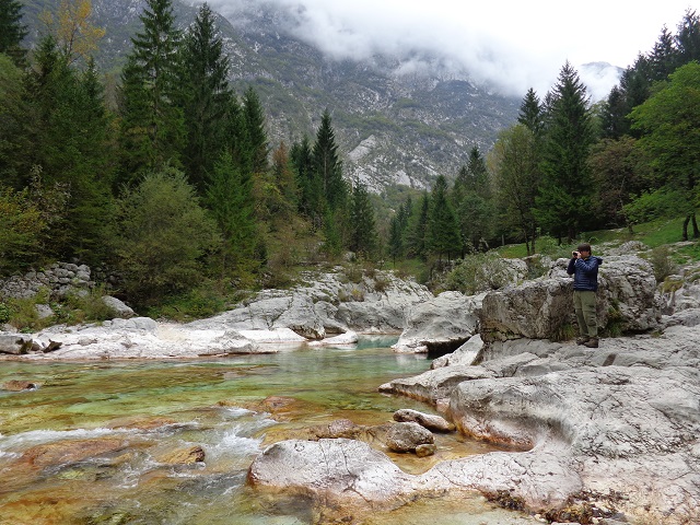 A part of the Soca river. What an amazing view.