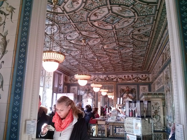 Pfunds Molkerei - the antique milk shop. Isn't the interior amazing?