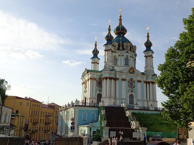 St Andrews Church Andriivskyi Descent Kiev