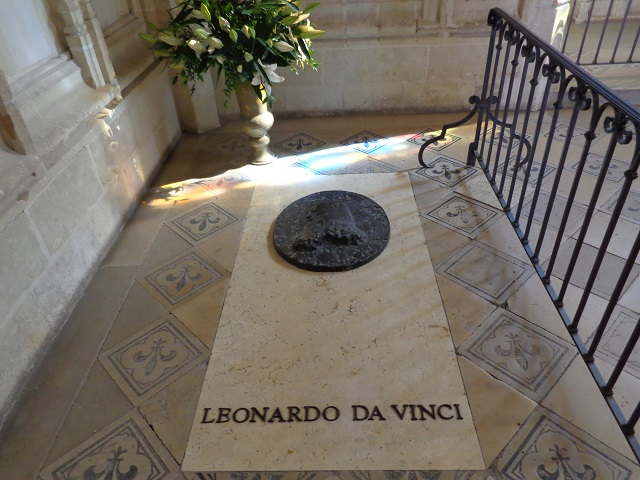 Leonardo da Vinci's tomb at Chateau Ambroise